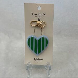 Kate Spade Green Heart Coin Purse